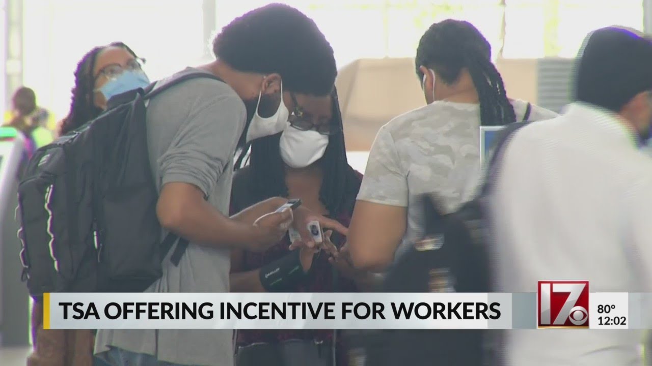 TSA offering incentives for workers due to staffing shortages