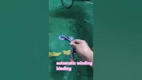 automatic winding binding machine for adapter cable