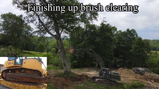 Frankenstein Dozer gets put to the test, finishing up brush clearing and draining a homestead pond