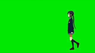 WALKING ANIME - Green Screen Anime