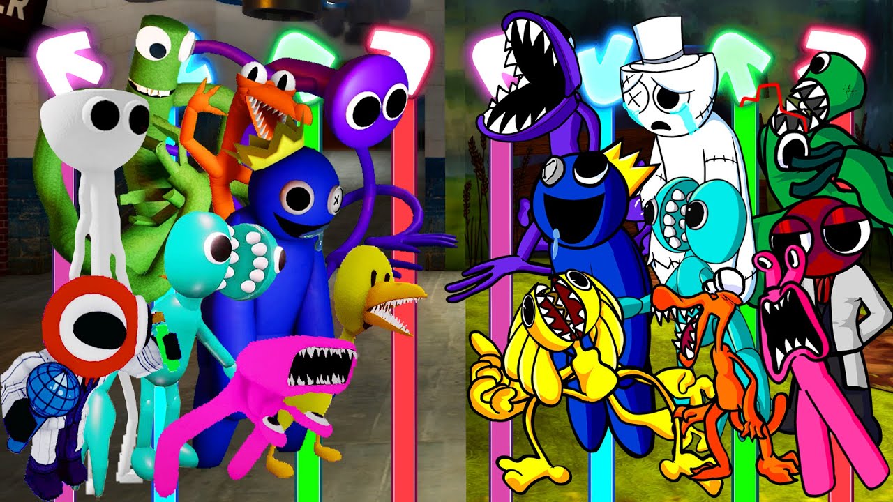 NEWEST Rainbow Friends VS Boxy Rainbow Friends ALL PHASES 🎶 FNF New Mod (Roblox  Rainbow Friend 2.0) 