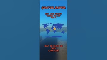 Most liked comment changes the map part 4 #mapping #geography #shorts