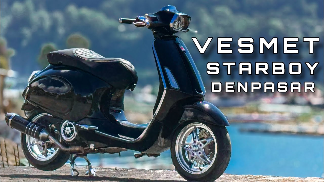 REVIEW VESPA MATIC MODIF ALA STARBOY KODYA DENPASAR | JIK WAH CHANNEL