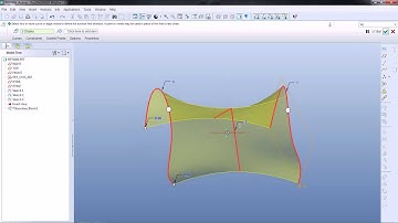 Pro-e part drawing BOUNDARY BLEND