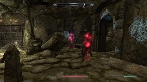 Draugr Deathlord fight - Skyrim Legendary difficulty