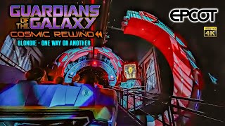 Guardians of the Galaxy Cosmic Rewind Blondie One Way or Another Low Light 4K POV EPCOT 2024 03 06