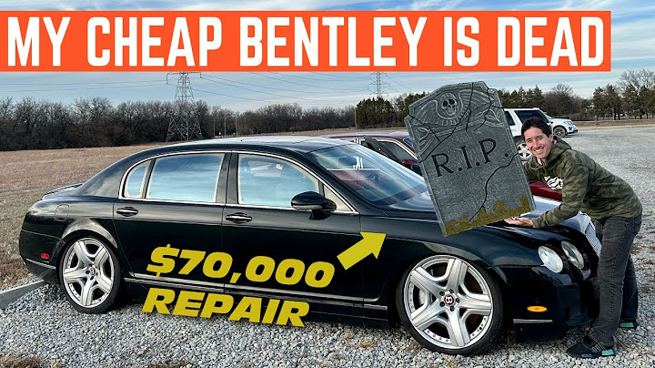 Here's Why You Should NEVER Buy A CHEAP Bentley *$70,000 Repair*