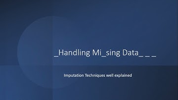 Handling missing values-complete tutorial (Tamil)  Part-1
