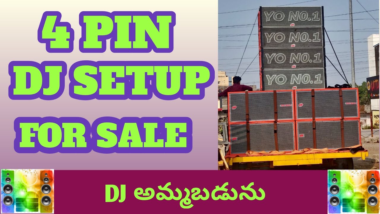 4 PIN DJ SETUP SALE BEST 