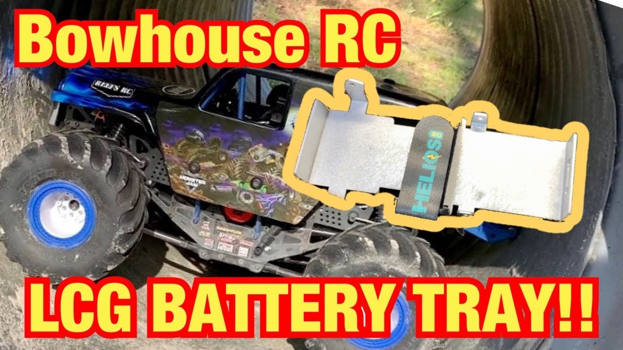 LOSI Battery & Radio Tray Set – Für LMT Modelle, Sicheres Batterie- Und Funkfach-Set