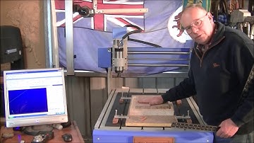 6090 CNC router Setting up to machine a job with NC Studio
