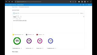 Microsoft's Pronunciation Assessment tool failing