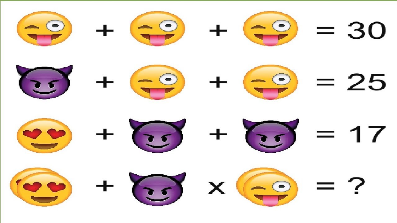 Emojipedia on X: 🧮 The emoji maths puzzle below is made of new 🤝 Handshake  emoji options – how quickly can you solve it? ⏲️🤔  🫱🏻‍🫲🏾➕🫱🏻‍🫲🏾🟰2️⃣2️⃣ 🫱🏻‍🫲🏾➕🫱🏾‍🫲🏻🟰1️⃣8️⃣  🫱🏾‍🫲🏻✖️🫱🏿‍🫲🏼🟰6️⃣3️⃣