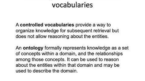 MCB 182 Lecture 5.2 - Gene ontology structure