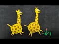 Baby giraffes yellow how to make giraffes clay modelling for kids giraffes miniature  polymer clay