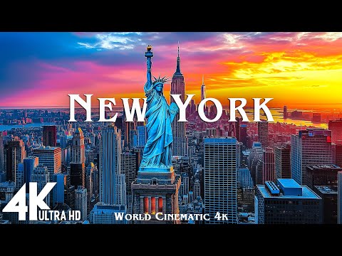 NEW YORK 4K ULTRA HD [60FPS] • Best Views of This Iconic City & Inspiring Music