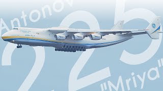 Giant of Giants: Antonov An-225 landing on wet runway at Leipzig/Halle Airport (2021/12/12)