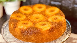 كيكة الأناناس المقلوبه.. كيكة قديمة جديدة .. مظبوطه100👌🏻👌🏻...Pineapple Upside Down Cake