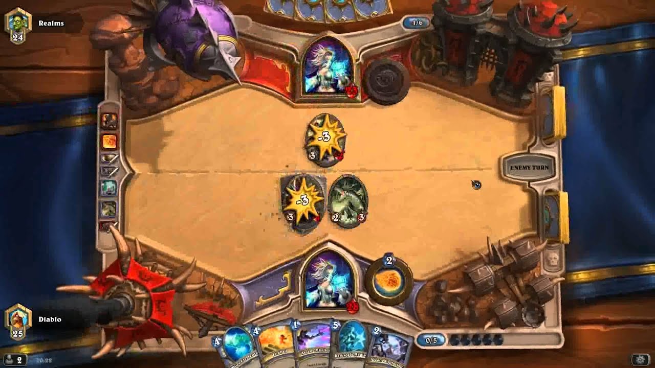 Hearthstone closed beta gameplay