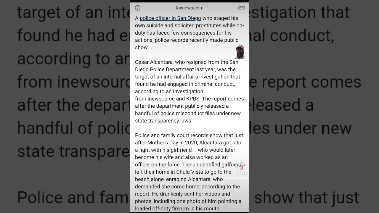 ⁣Former San Diego Cop faced no penalties for his criminal behavior. #sandiego #california