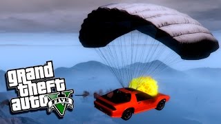 ЖЕСТКОЕ ДТП В НЕБЕ. ЧИТЕРСКАЯ СЕРИЯ - GTA 5 Online