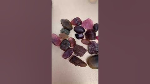 giao lưu lô tuocmalin vàng đỏ sáng đep #gem #ruby #sapphire #love