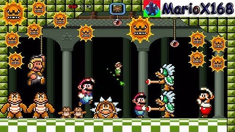 Mario Boss Rush 6 - Super Mario Bros. X - SMBX - Super Mario Boss Battle - New Mario Maker