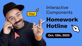 Homework Hotline: Interactive Components in Figma
