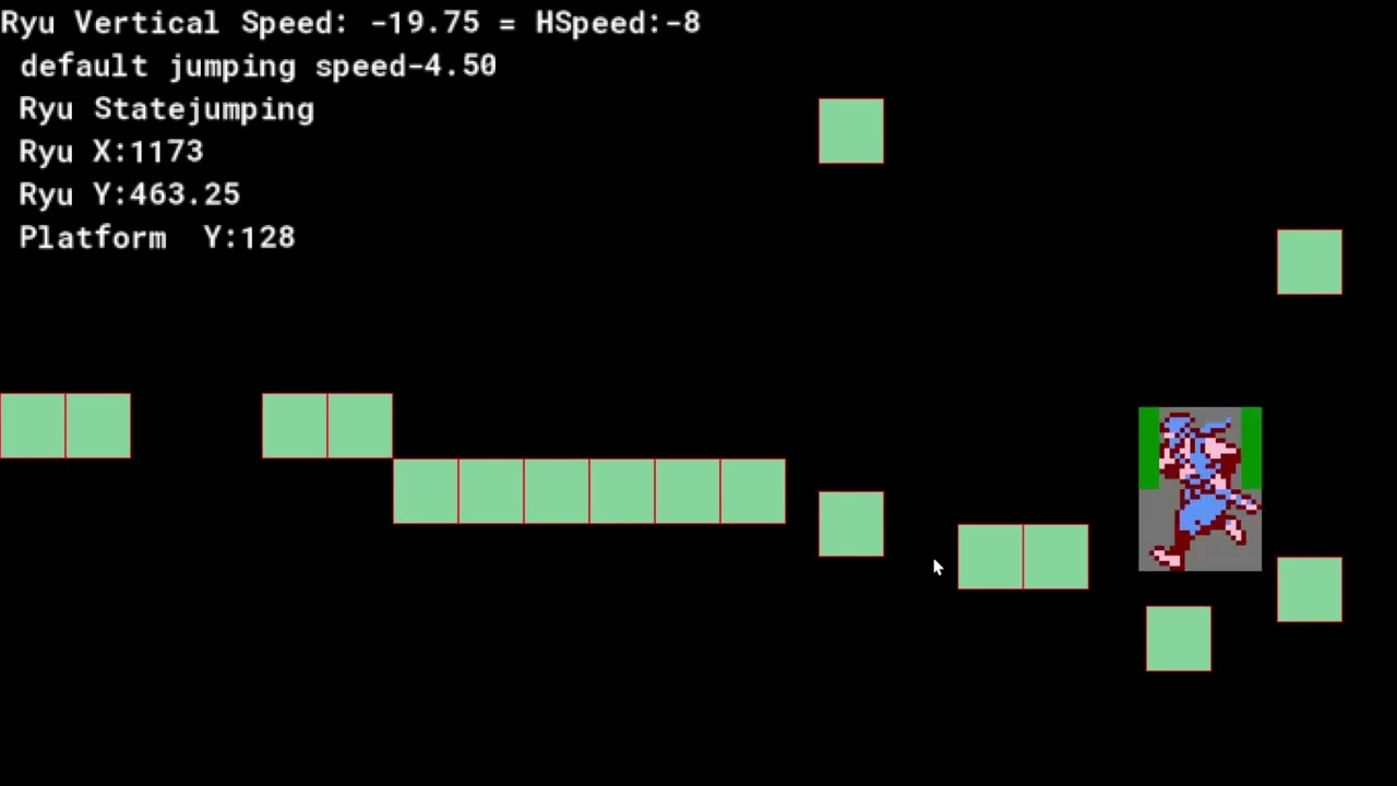 TestRoom Ninja Gaiden So close yet so far jumping/collisinos 