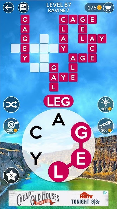 WORDSCAPES LEVEL 87 ANSWERS - YouTube