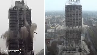 116M SKYSCRAPER BLOWN TO THE GROUND IN SECONDS | CONTROLLED DEMOLITION by Licet Studios 27,982 views 1 year ago 2 minutes, 44 seconds
