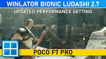 God of War (PC) ~ Winlator Bionic Ludashi 2.7 UPDATED PERFORMANCE SETTING