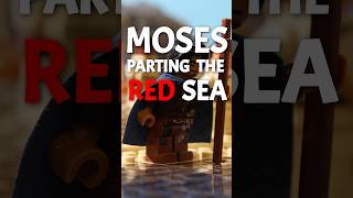 Moses Parting the Red Sea (IN 30 SECONDS!!) #lego #bible #stopmotion
