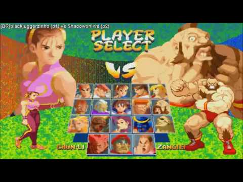 [HD] - Fightcade - Street Fighter Alpha 2 - [BR]Blackjuggerzinho(BRA) Vs Shadowonlive(BRA)
