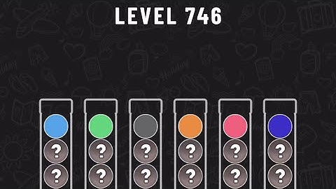 Ball Sort Puzzle Level 746 #ballsortpuzzle #ballsortpuzzlegameplay #puzzlegame #mobilegames