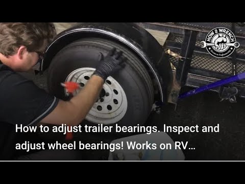 travel trailer bearing maintenance