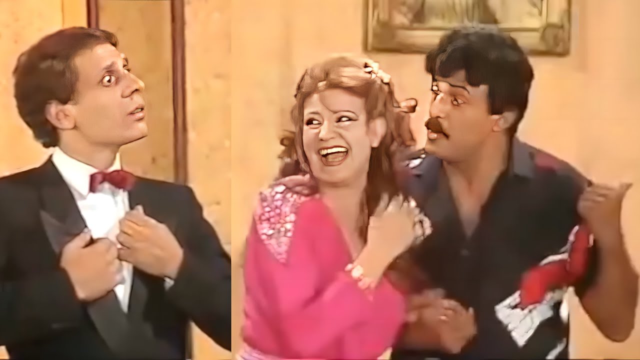 خروج سمير غانم عن النص لما شاف شبيه عادل امام على المسرح والجمهور يضحك بهيستريا 😂😂 صريخ ضحك 🤣🤣