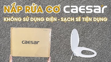 Nắp rửa cơ Caesar TAF060 vệ sinh tiện dụng, không cần dùng điện | Nội thất HITA