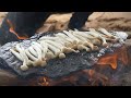 Primitive Technology - Cooking Food On A Rock And Eating Delicious on Island