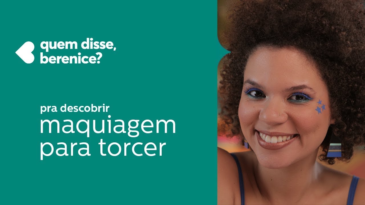 maquiagem para torcer - YouTube
