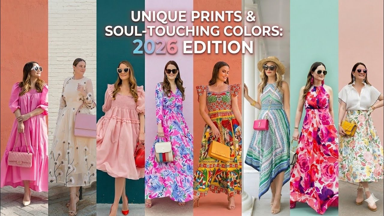 The Art of Spring & Summer 2026: Unique Prints & Soul-Touching Colors 🌸 ...