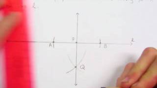 Constructions - Perpendicular (Point on line)