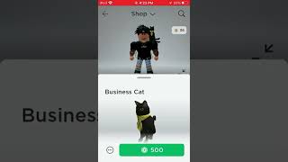 Business Cat - Roblox New Limited