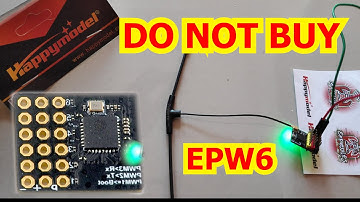 Happymodel EPW6 PWM ExpressLRS Receiver Solid Green Light ERROR | DO NOT BUY!!!