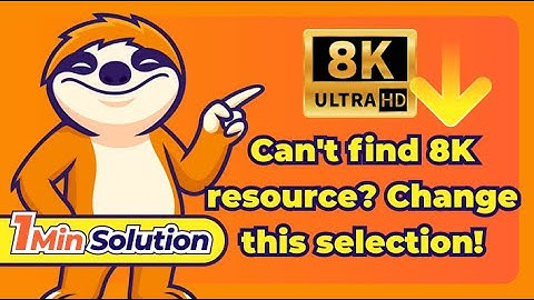【1 MIN Solution】How to Save 8K videos?