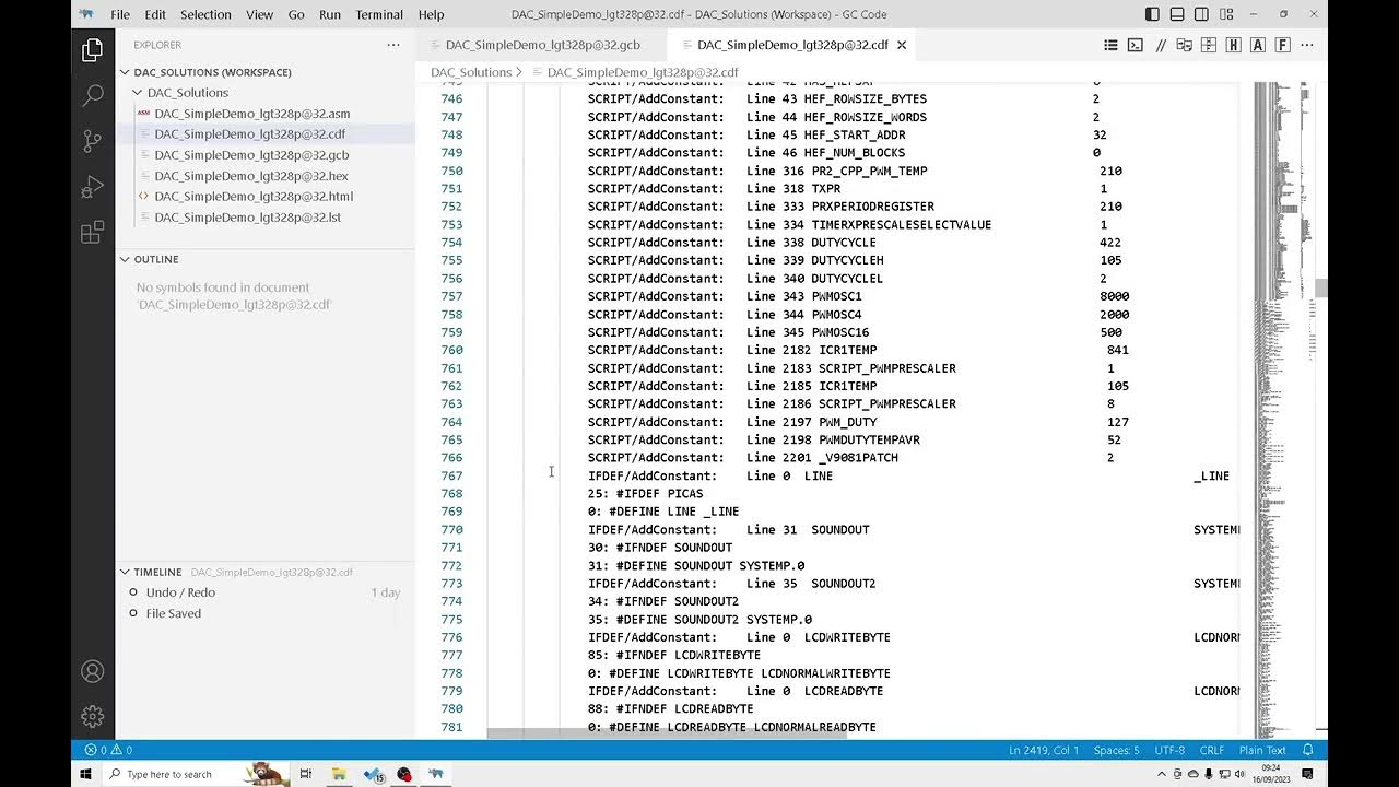 GC BASIC: Using the Preferences Editor to create the CDF output file