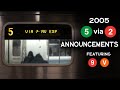 ᴴᴰ R142 5 Train via 7th Avenue Line Announcements [2005 version - with 9 and V trains]