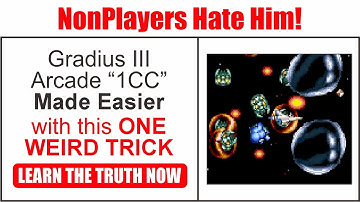 Gradius III (Arcade, JP Old ver.) Cursed Playthrough Revisited - "No Death Run" till Loop 2-5