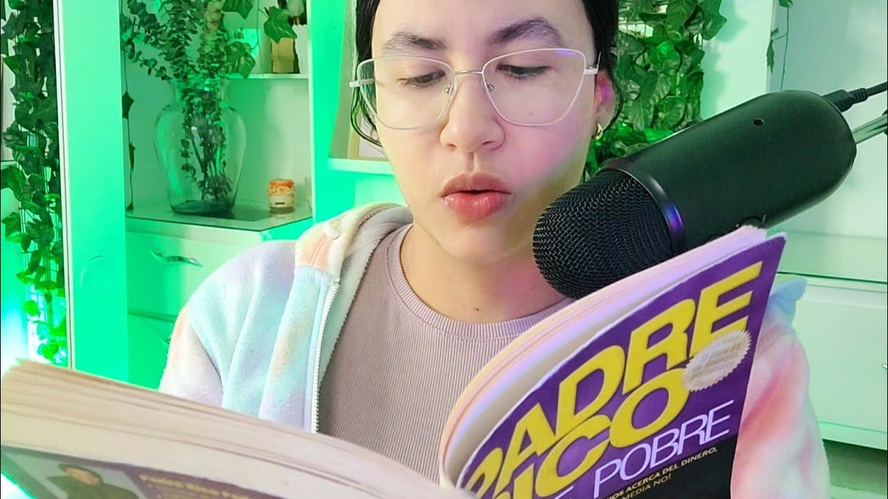 asmr LECTURA INAUDIBLE con RESUMEN