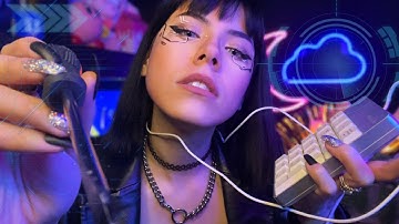 ASMR You’re the robot I’m creating 🔌💙🔋